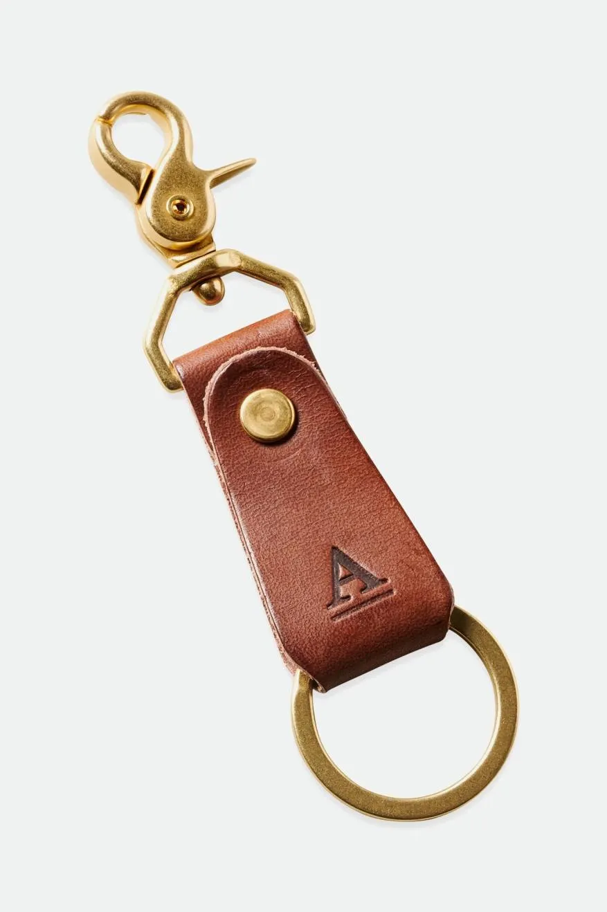 Brixton x Artifact Leather Key Clip - Brown sold by Sun Diego Boardshops product image thumbnail 3