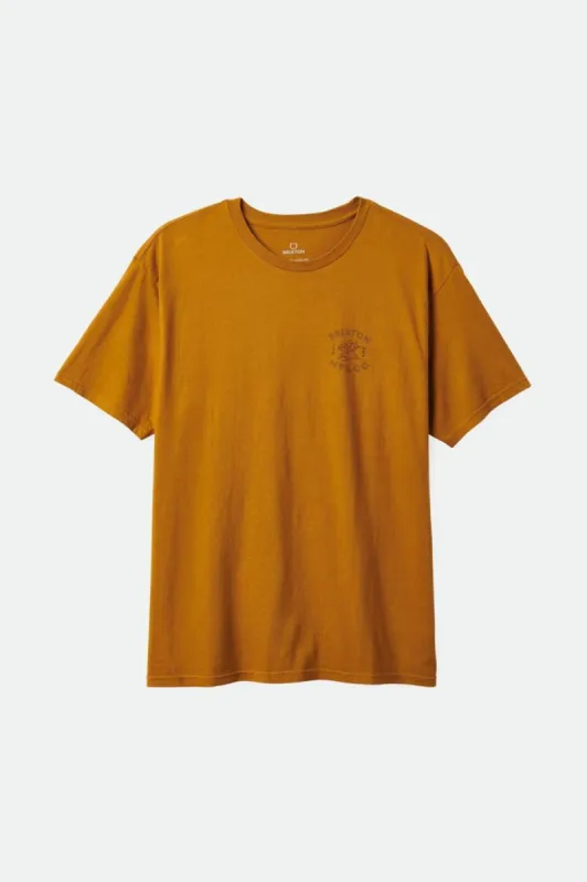 Bryden S/S Relaxed Tee - Golden Brown Classic Wash sold by Sun Diego Boardshops