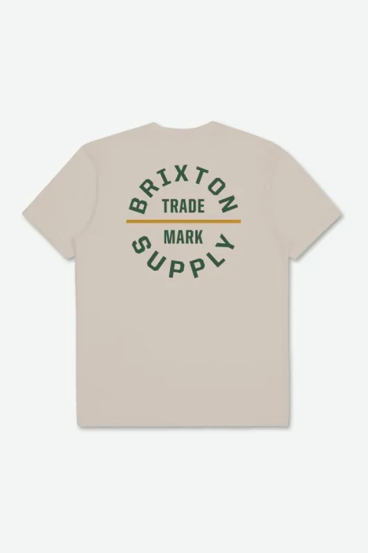 Oath V S/S Standard Tee - Cream/Pine Needle/Mustard sold by Sun Diego Boardshops
