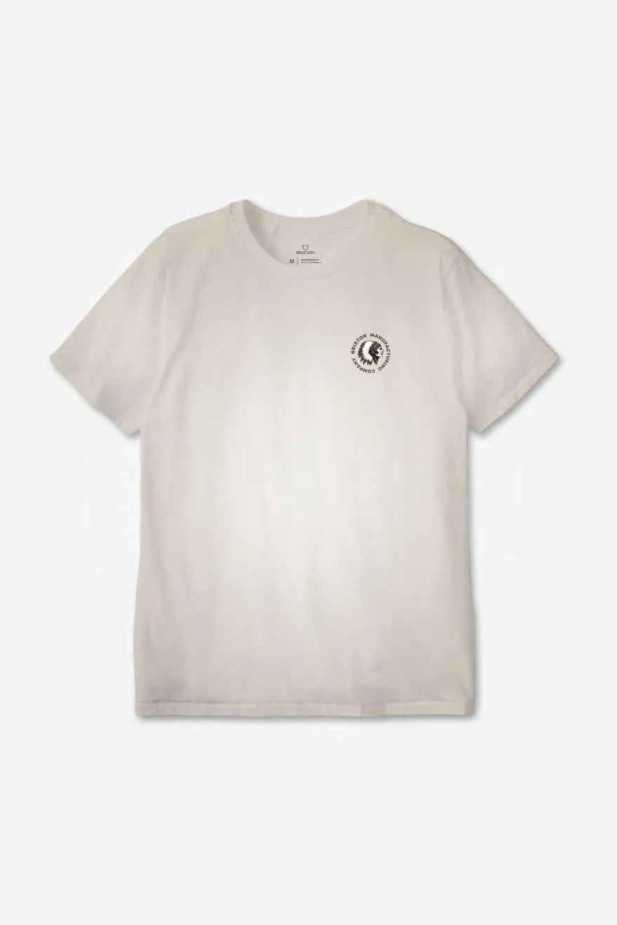 Rival Stamp S/S Standard Tee - Cream/Bison Classic Wash sold by Sun Diego Boardshops product image thumbnail 3
