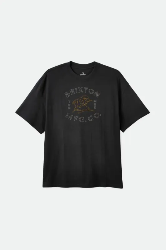 Bryden II S/S Standard Tee - Black Classic Wash sold by Sun Diego Boardshops