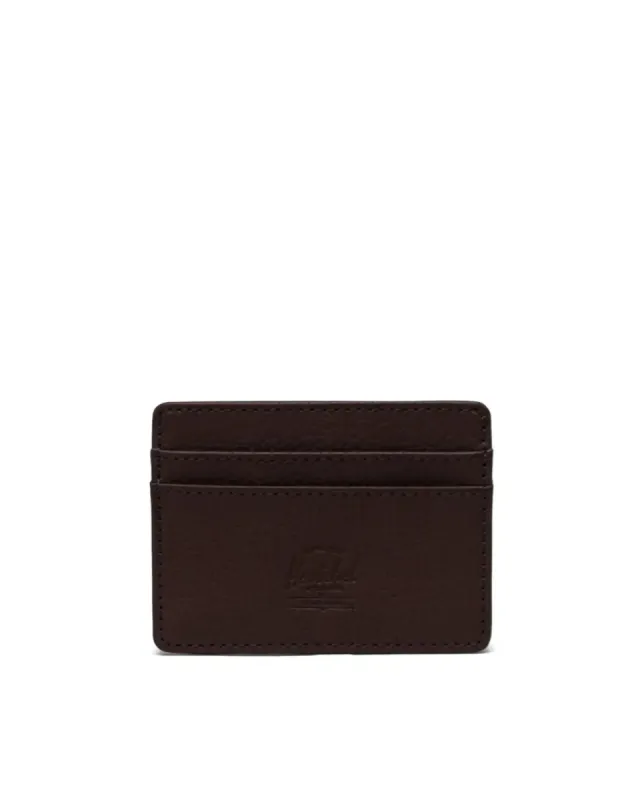 Herschel Supply Co. Charlie Leather Wallet - Chicory Coffee sold by Sun Diego Boardshops