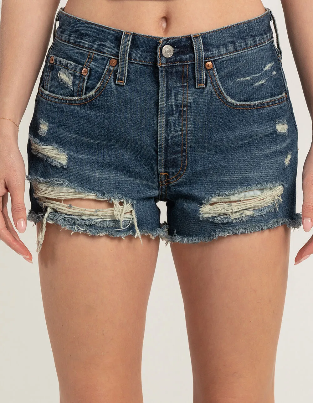 Levi's 501 High Rise Shorts - Blame Game sold by Sun Diego Boardshops
