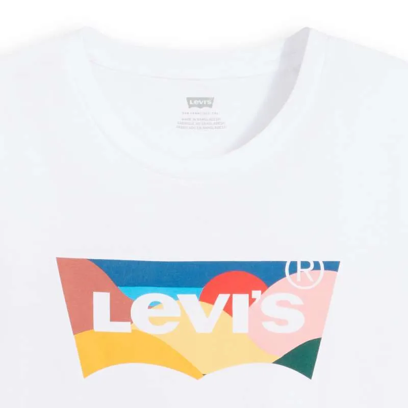 Levi's Logo Graphic Perfect T-Shirt - Batwing Fill Rolling Hills White sold by Sun Diego Boardshops product image thumbnail 4