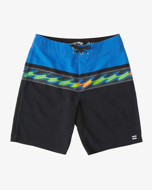 Billabong Boy's Momentum Pro Performance 17" Boardshorts - Black sold by Sun Diego Boardshops