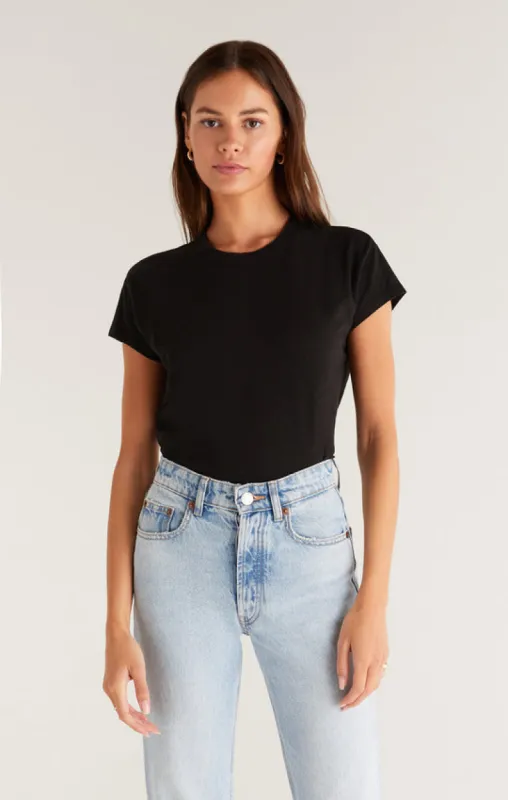 Z Supply Modern Slub Tee - Black sold by Sun Diego Boardshops