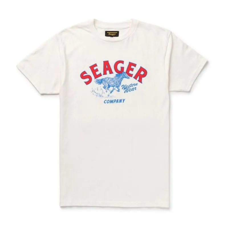 Seager Heritage Tee - White sold by Sun Diego Boardshops
