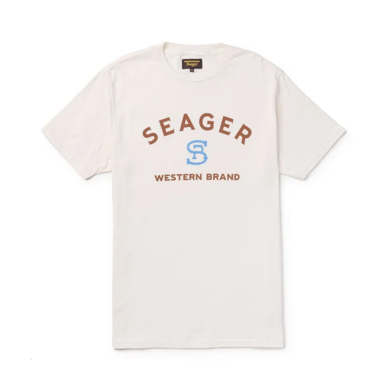 Seager Branded Tee - Vintage White sold by Sun Diego Boardshops
