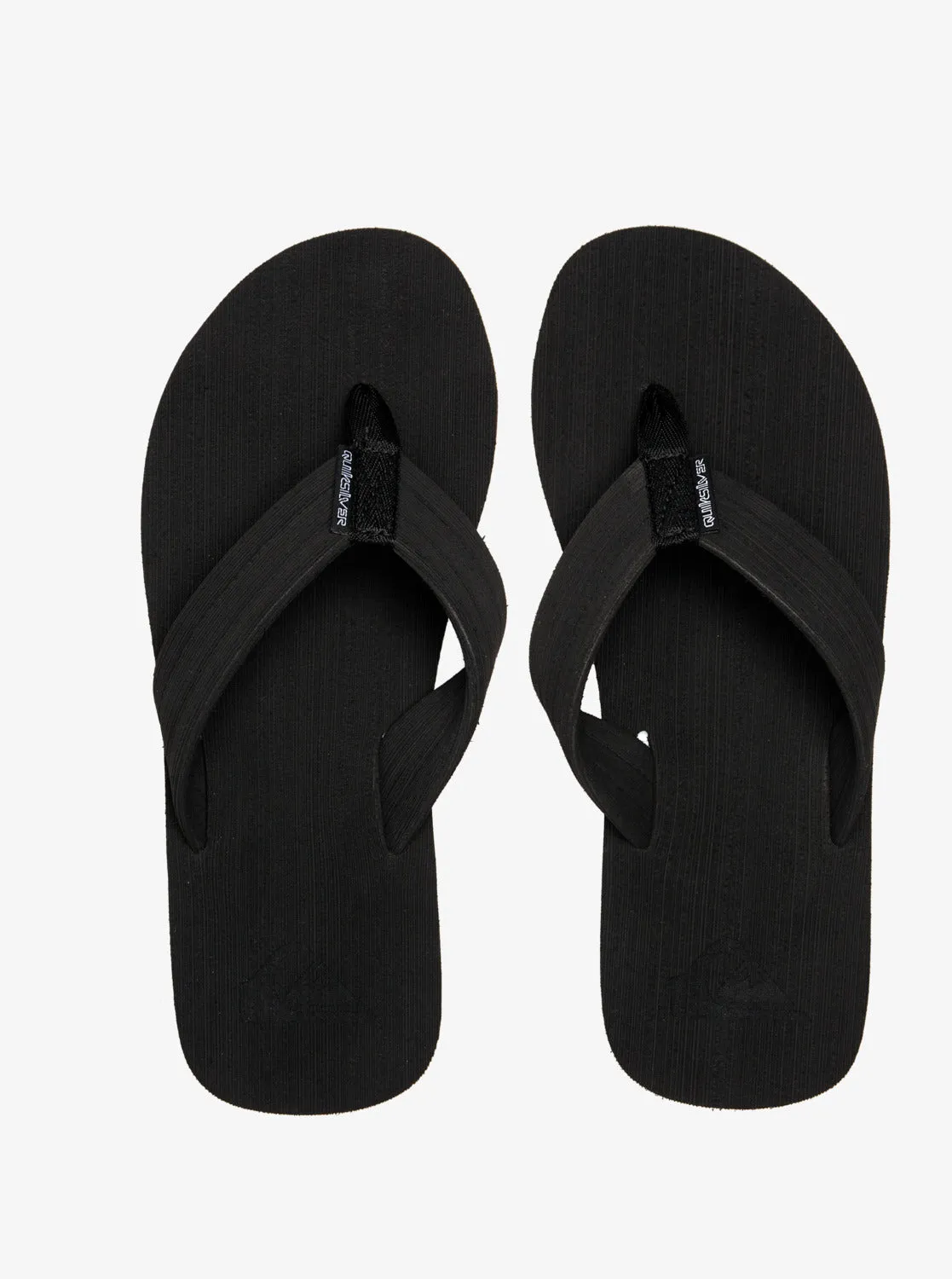 Quiksilver Molokai Layback Sandals - Black/White/Black sold by Sun Diego Boardshops product image thumbnail 2
