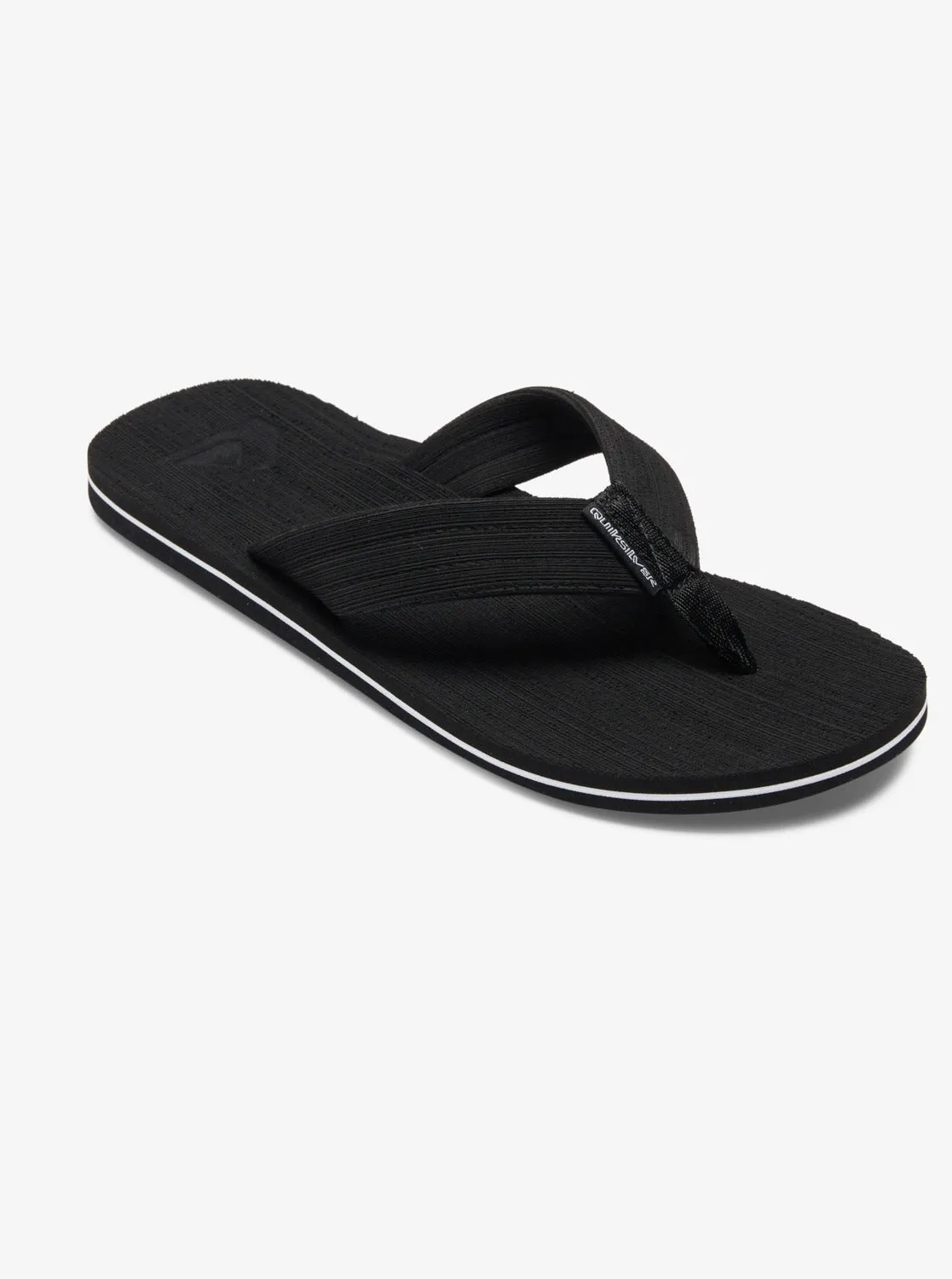 Quiksilver Molokai Layback Sandals - Black/White/Black sold by Sun Diego Boardshops