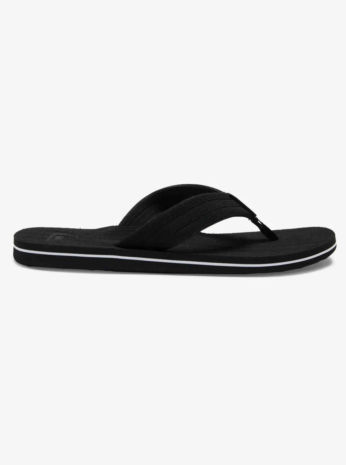Quiksilver Molokai Layback Sandals - Black/White/Black sold by Sun Diego Boardshops product image thumbnail 3