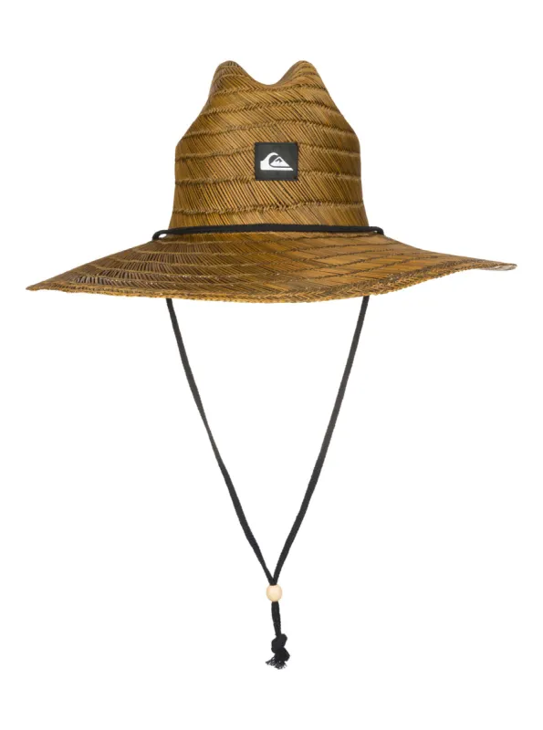 Quiksilver Pierside Straw Lifeguard Hat - Dark Brown sold by Sun Diego Boardshops