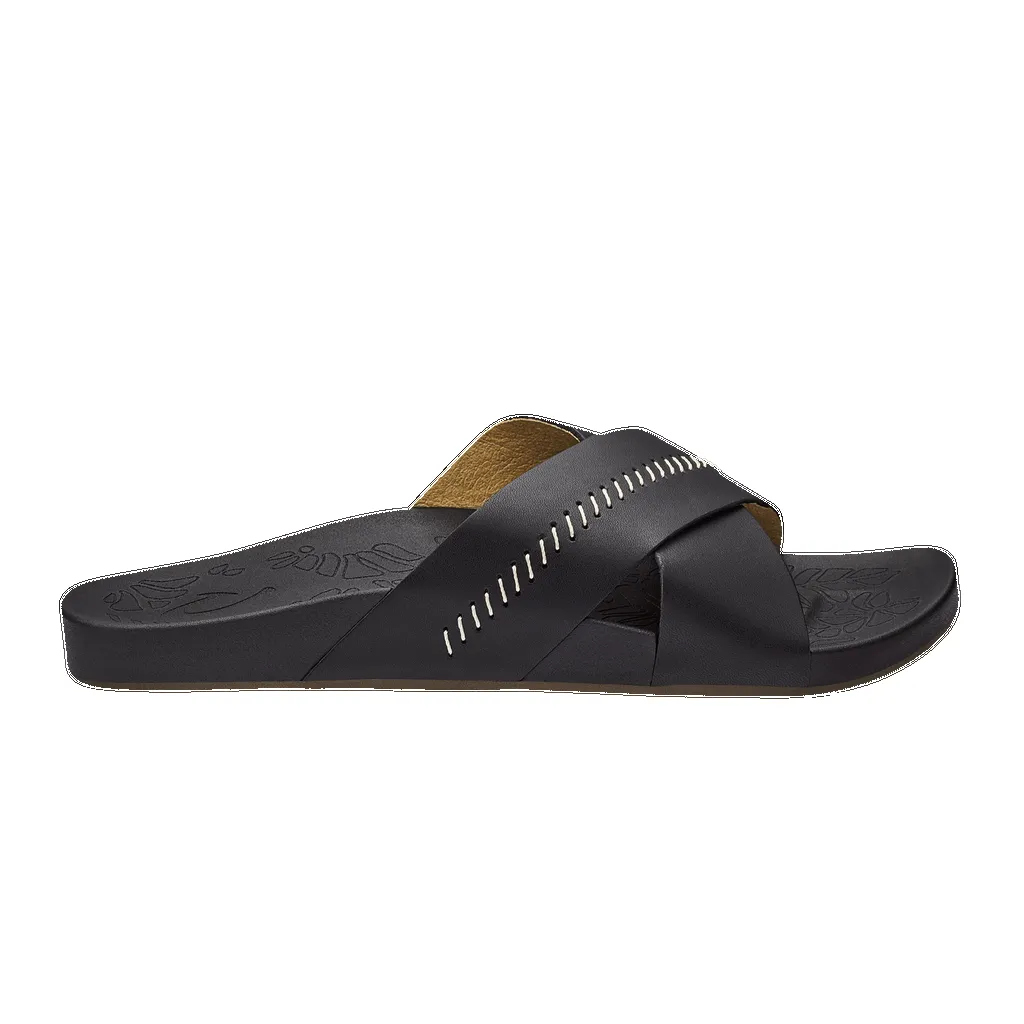 Olukai Kīpe‘a ‘Olu - Black sold by Sun Diego Boardshops