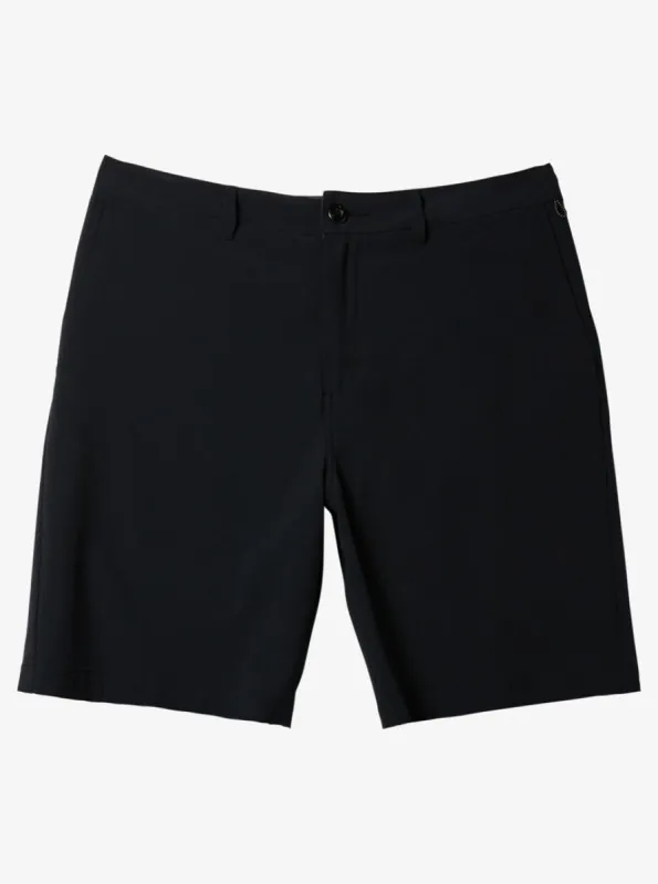 Quiksilver Union Amphibian 20" Hybrid Shorts - BLACK sold by Sun Diego Boardshops