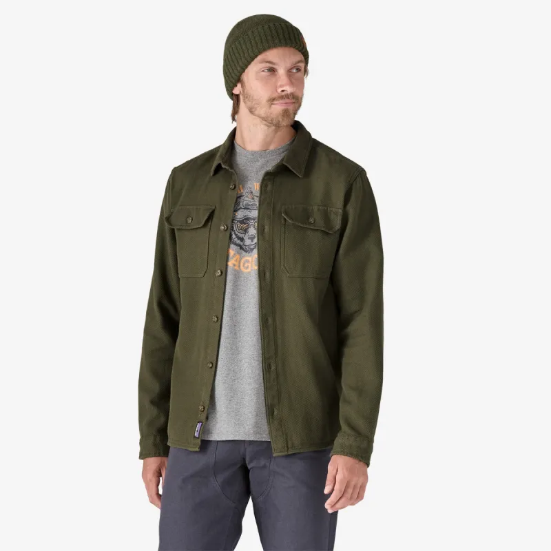 Patagonia Men's Fjord Loft Shirt - BASIN GREEN sold by Sun Diego Boardshops