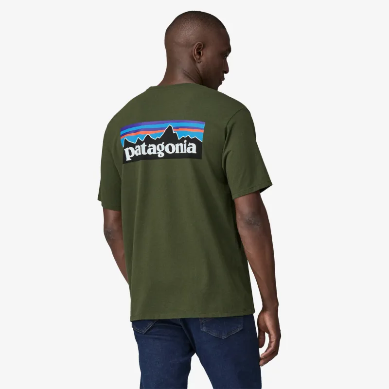 Patagonia Men's P-6 Logo Responsibili-Tee - TORREY PINE GREEN sold by Sun Diego Boardshops