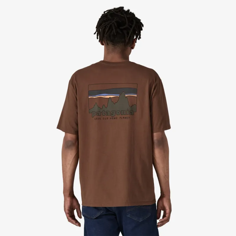 Patagonia Men's '73 Skyline Organic T-Shirt - MOLASSES BROWN sold by Sun Diego Boardshops