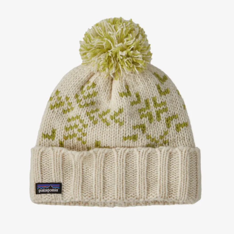 Patagonia Snowbelle Beanie - EVERGREEN FLAKES BIRCH WHITE sold by Sun Diego Boardshops