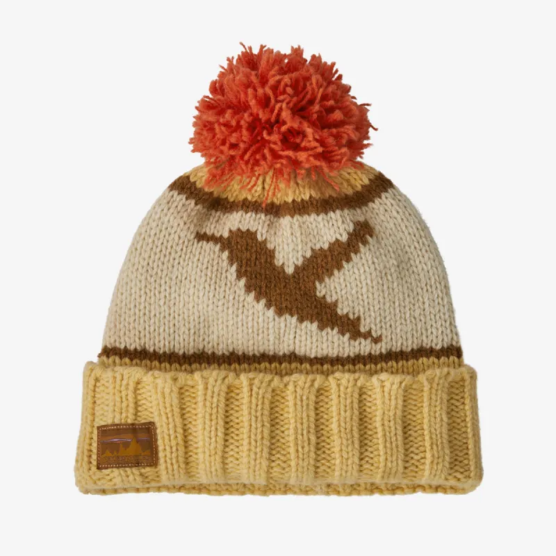 Patagonia Snowbelle Beanie - ALLEN HUMMINGBIRD BEESWAX TAN sold by Sun Diego Boardshops