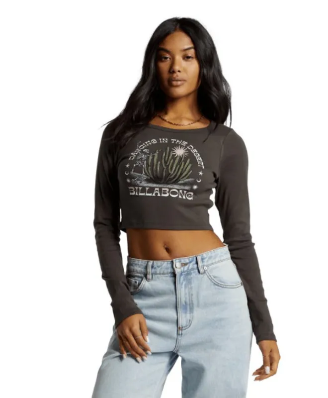 Billabong Dancing In The Wild T-shirt - OFF BLACK sold by Sun Diego Boardshops