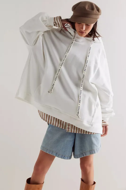Free People We The Free We Hoodie - IVORY sold by Sun Diego Boardshops
