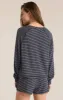 Z-Supply Staying In Stripe Long Sleeve Top - ECLIPSE sold by Sun Diego Boardshops