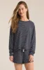 Z-Supply Staying In Stripe Long Sleeve Top - ECLIPSE sold by Sun Diego Boardshops