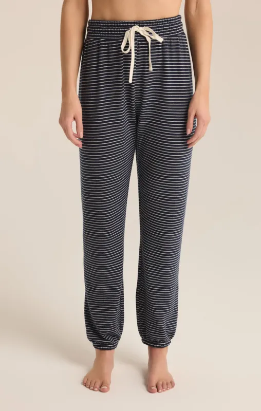 Z-Supply Lounge Stripe Jogger - ECLIPSE sold by Sun Diego Boardshops