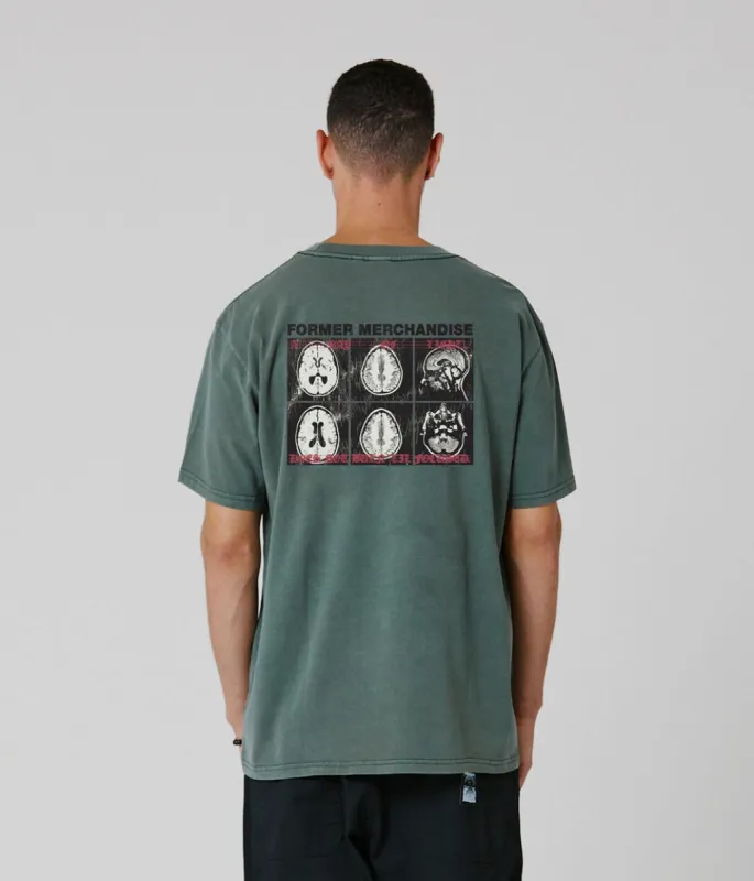 FORMER Brain Scan T-Shirt - WASHED GREEN sold by Sun Diego Boardshops