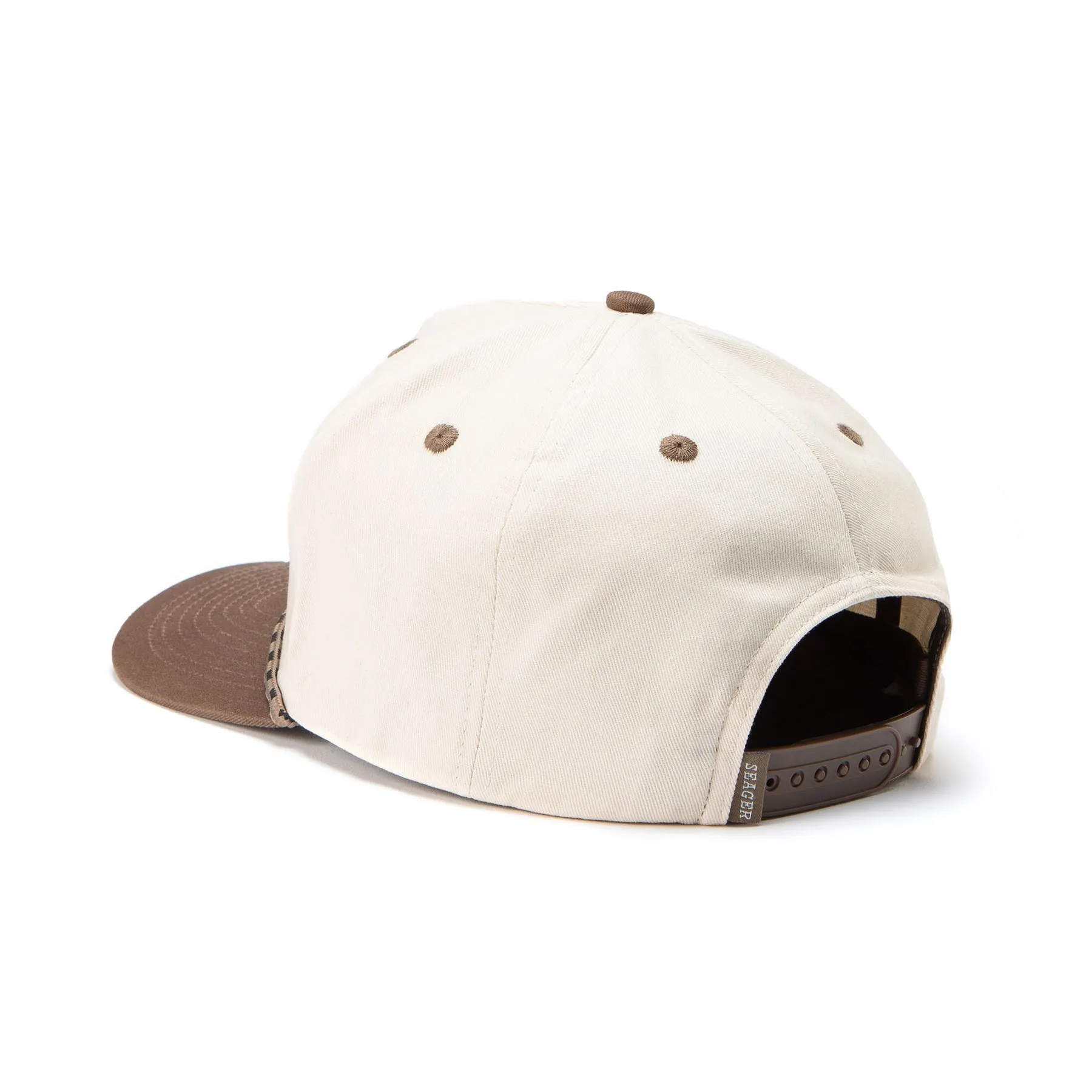 Seager Branded Snapback - CREAM/BROWN sold by Sun Diego Boardshops product image thumbnail 3