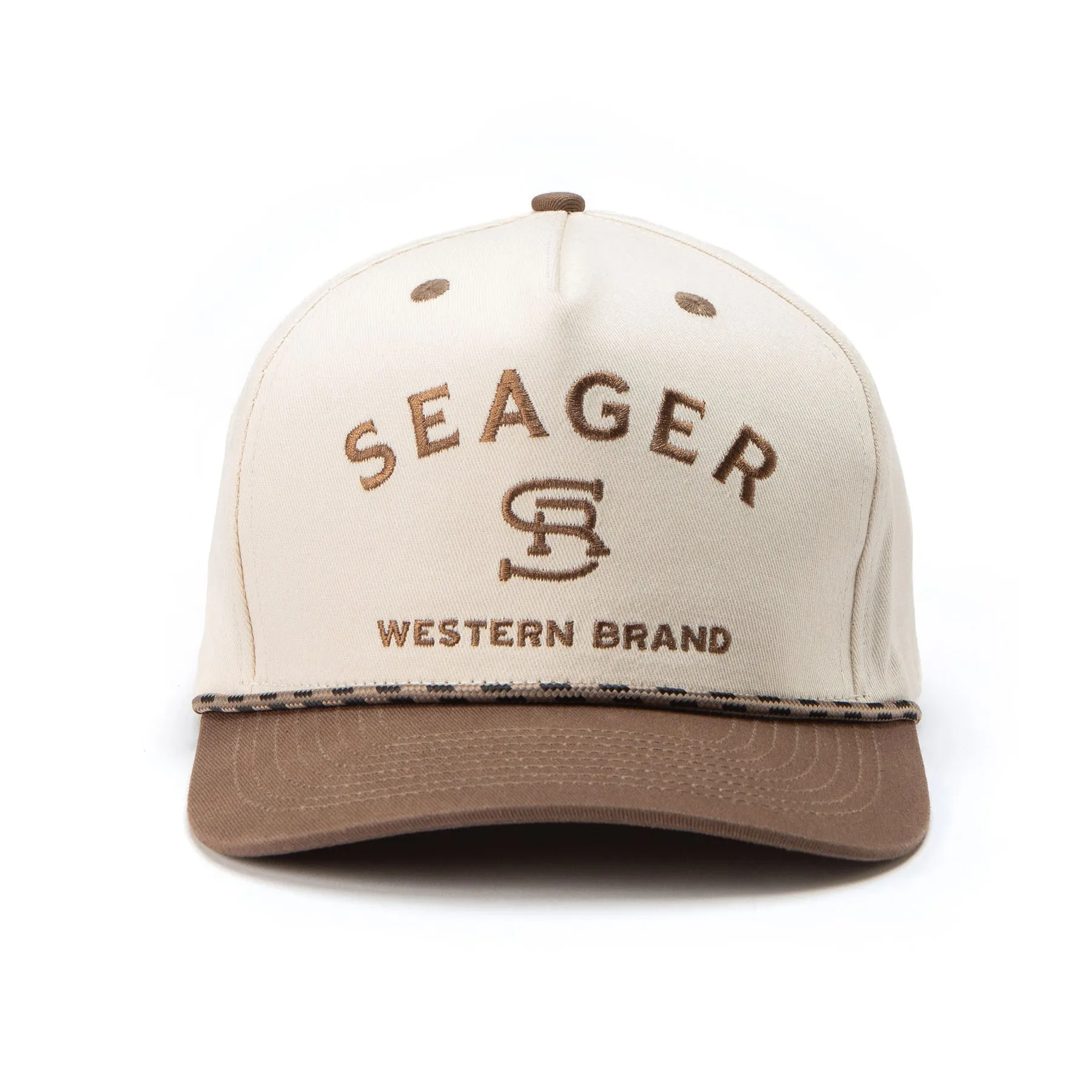 Seager Branded Snapback - CREAM/BROWN sold by Sun Diego Boardshops product image thumbnail 2