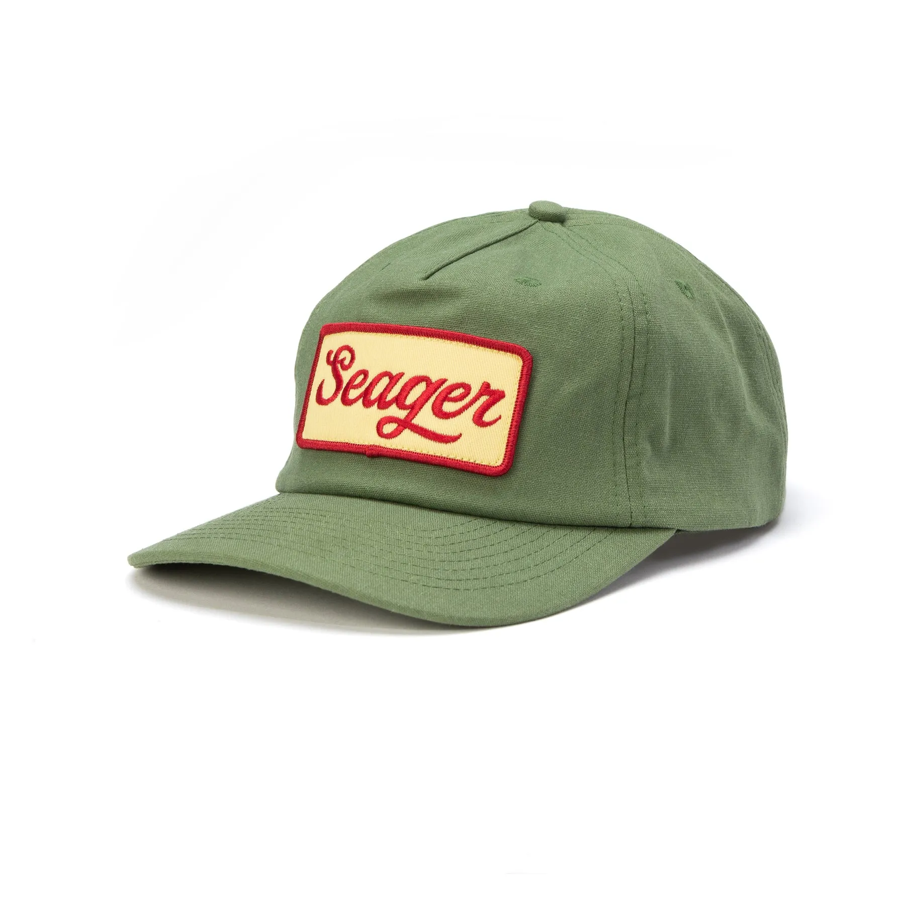 SEAGER Uncle Bill Hemp Snapback - GREEN sold by Sun Diego Boardshops