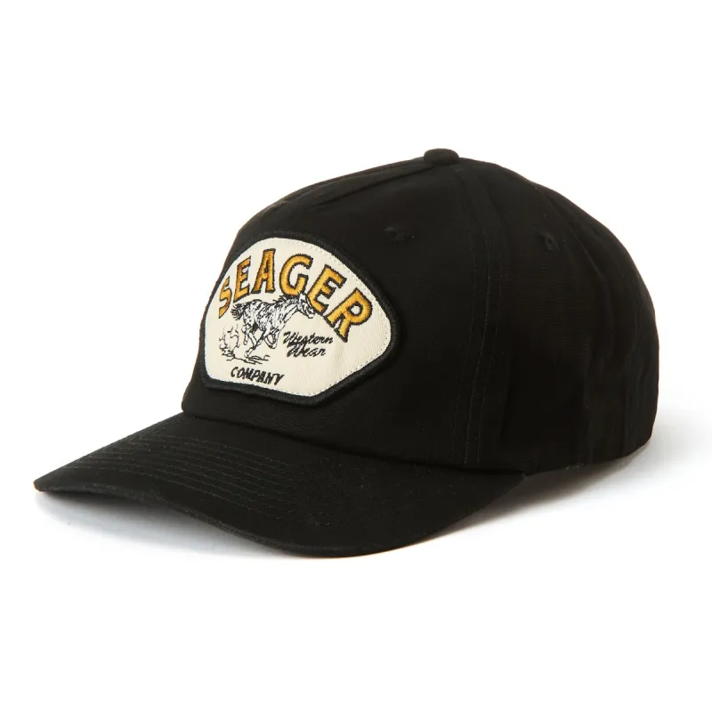 SEAGER Heritage Snapback - BLACK sold by Sun Diego Boardshops