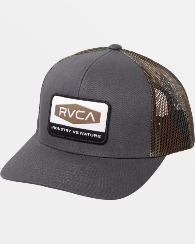RVCA BOY'S MISSION TRUCKER HAT - DARK GREY sold by Sun Diego Boardshops