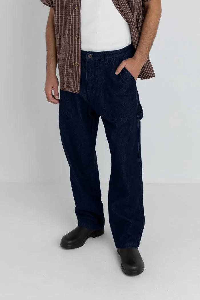Rhythm Carpenter Pant - DEEP BLUE sold by Sun Diego Boardshops product image thumbnail 2