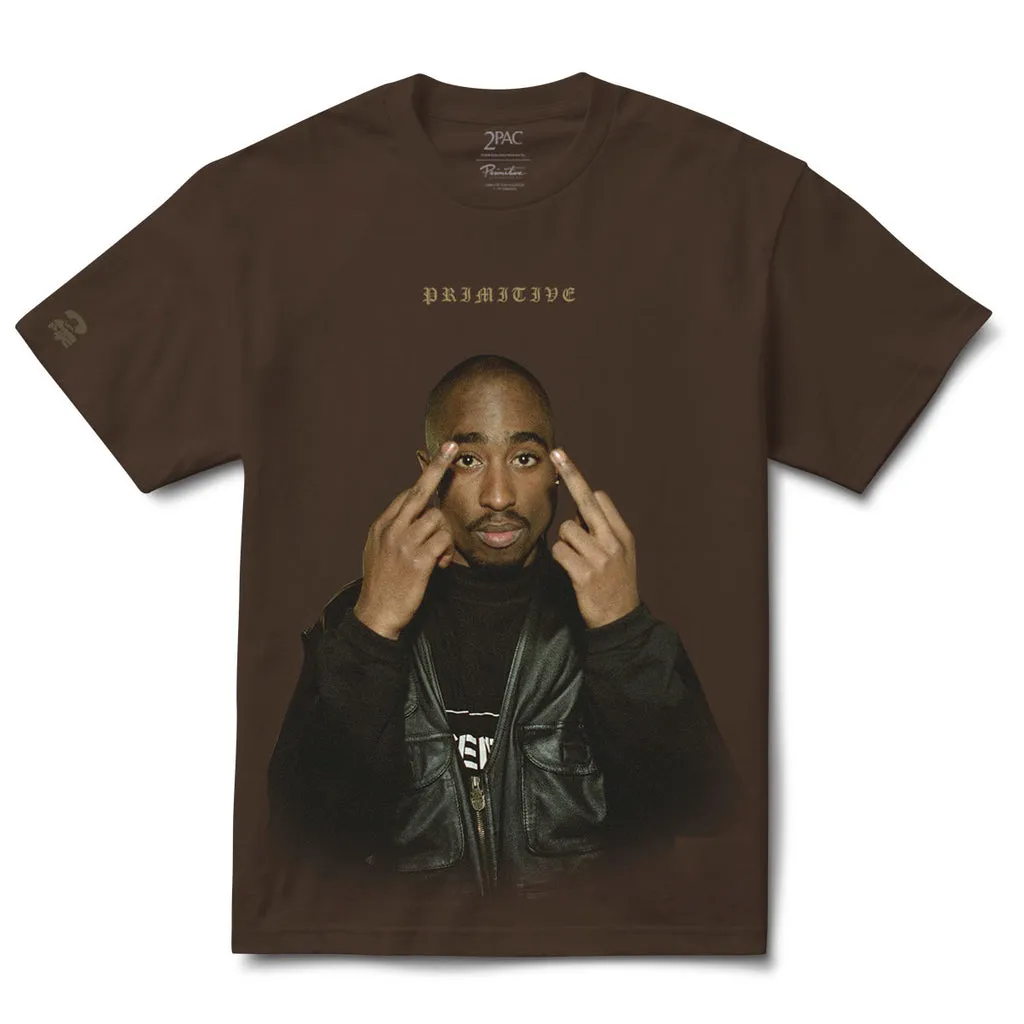 PRIMITIVE ICON HEAVYWEIGHT TEE - BROWN sold by Sun Diego Boardshops