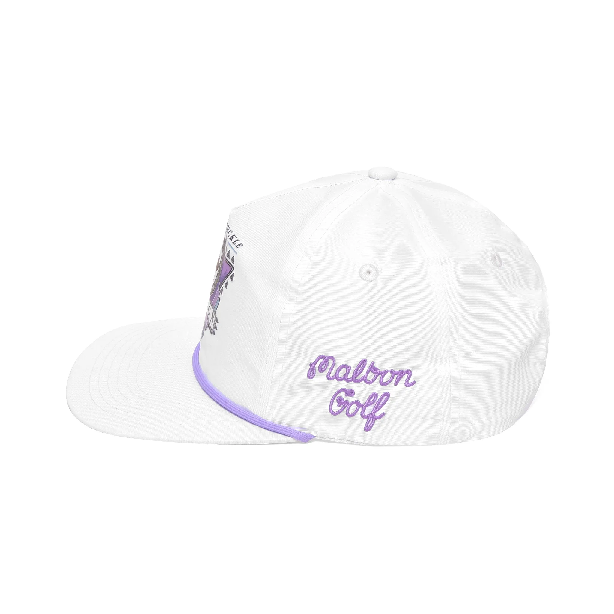 Malbon Golf MOOSE NYLON ROPE HAT - WHITE sold by Sun Diego Boardshops product image thumbnail 2