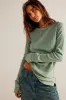 Free People Care FP Honey B Crew Neck - ICEBERG GREEN sold by Sun Diego Boardshops