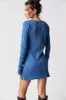 Free People Care FP Honey B Crew Neck - COPENHAGEN BLUE sold by Sun Diego Boardshops