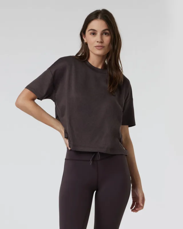 Vuori Energy Tee - SANGRIA HEATHER sold by Sun Diego Boardshops