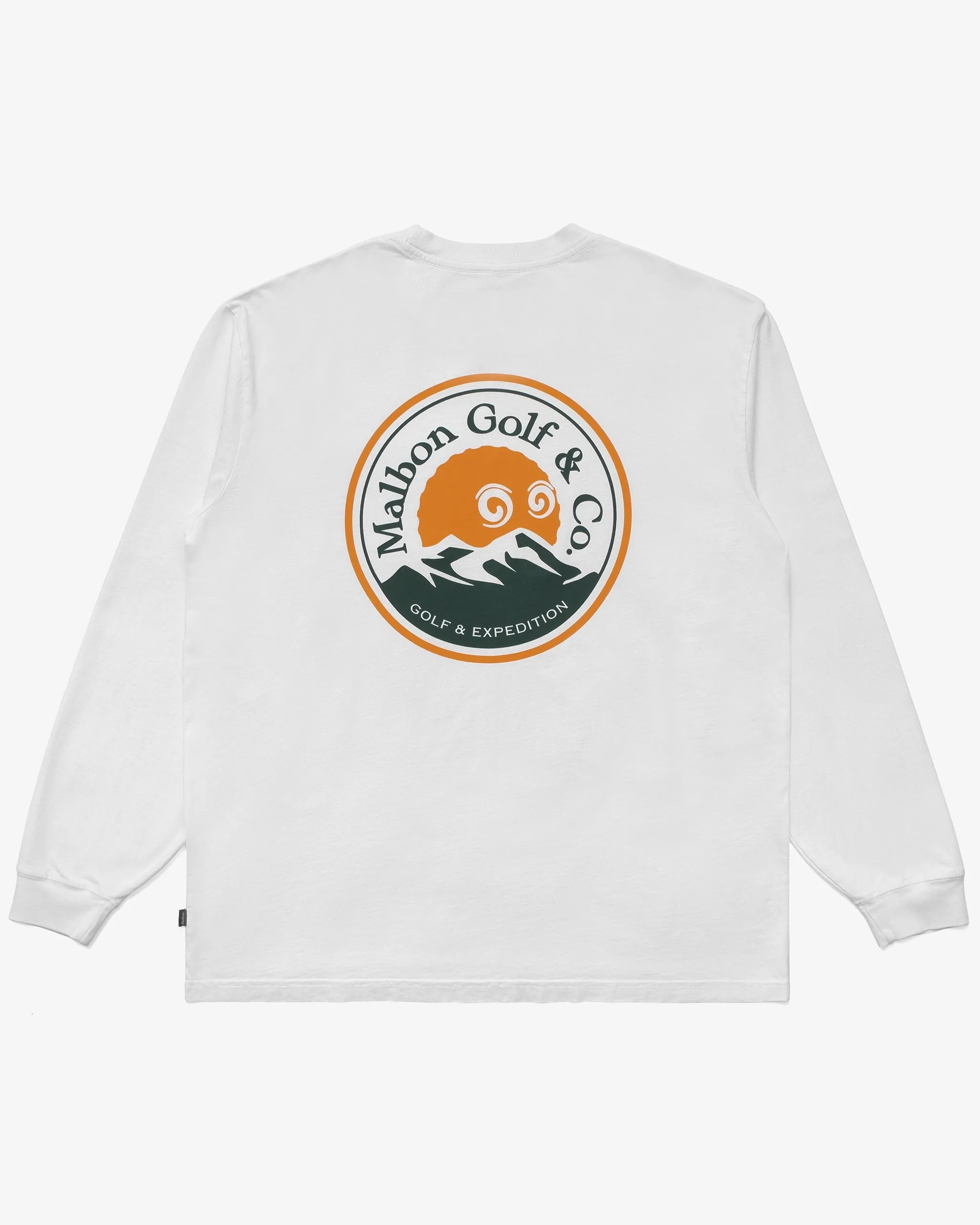 Malbon Golf Expedition LS T-Shirt - WHITE sold by Sun Diego Boardshops