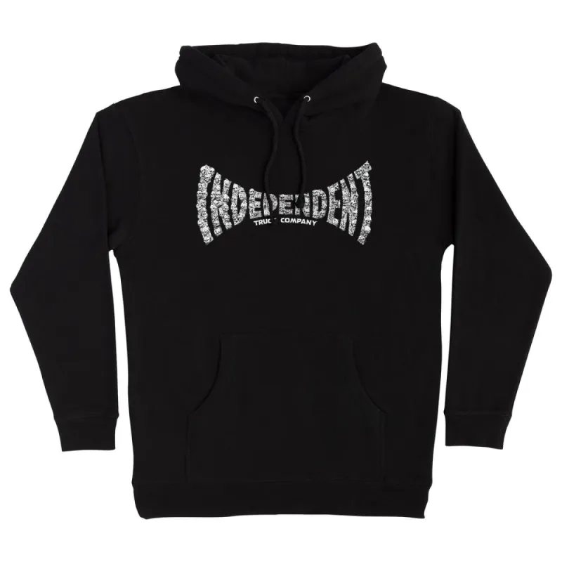 Independent Skull Span Mens Independent Hoodie - BLACK sold by Sun Diego Boardshops