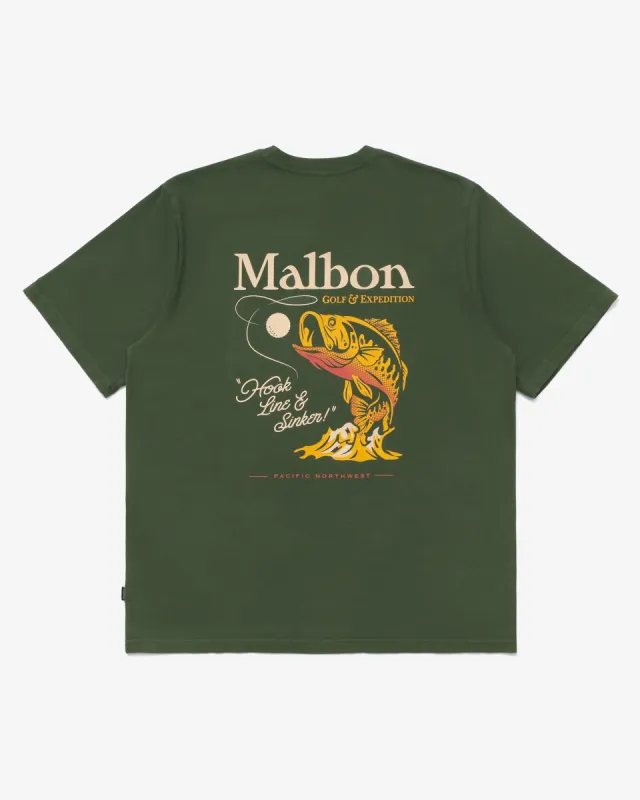 Malbon Golf CHAMPIONSHIP TEE - ONYX | Parallel