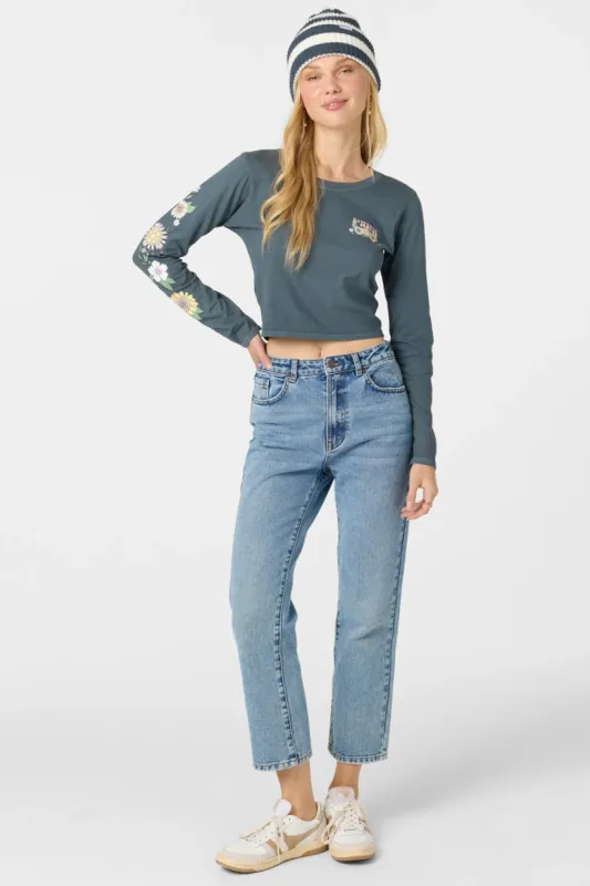 O'neill Daisy Daze Long Sleeve Tee - SLATE sold by Sun Diego Boardshops