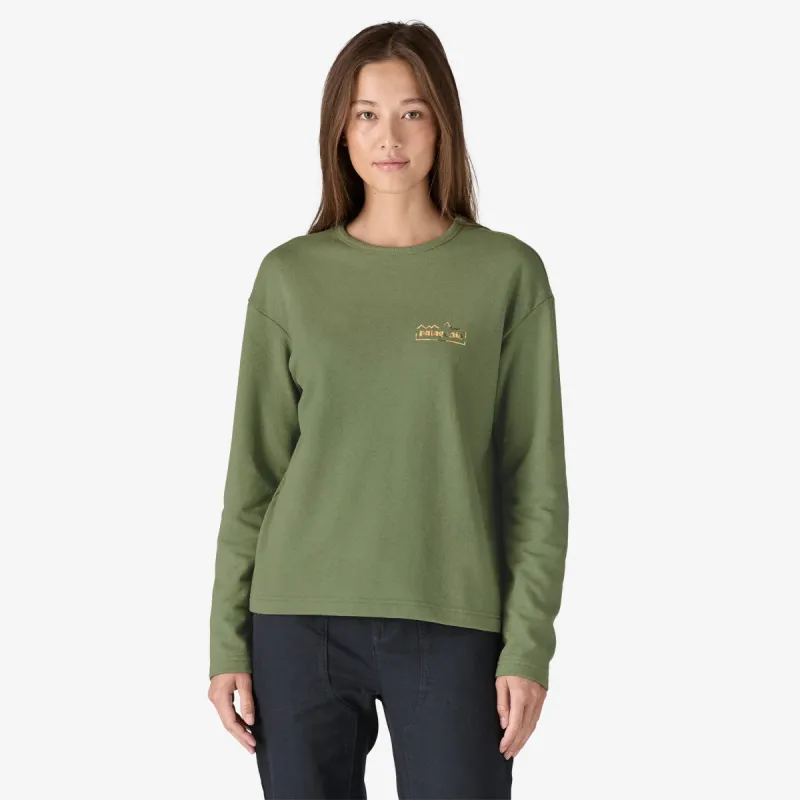 Patagonia Women's Lightweight Unity Fitz Wildrise Crew - TERRAIN GREEN sold by Sun Diego Boardshops