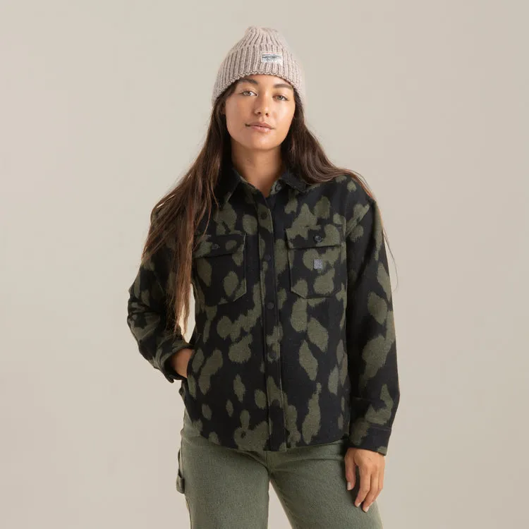 ROARK Amberley Long Sleeve Flannel - MILITARY LEO sold by Sun Diego Boardshops