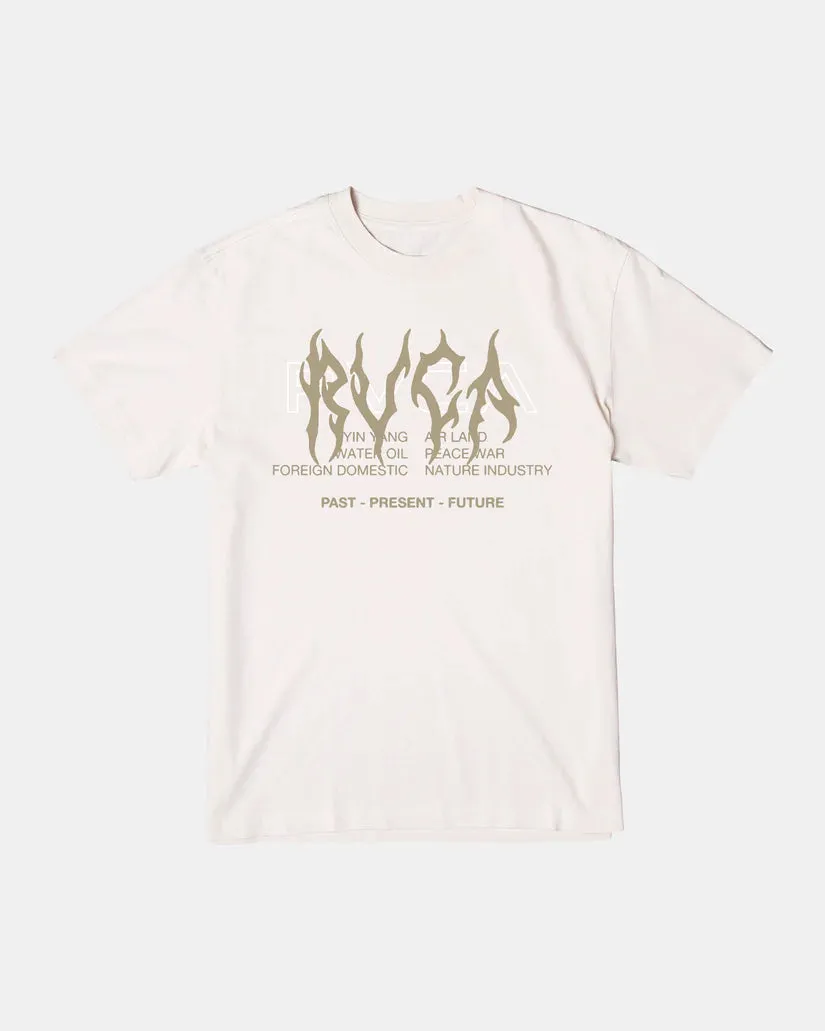 RVCA Metalurgy Short Sleeve T-shirt - SILVER BLEACH sold by Sun Diego Boardshops product image thumbnail 2