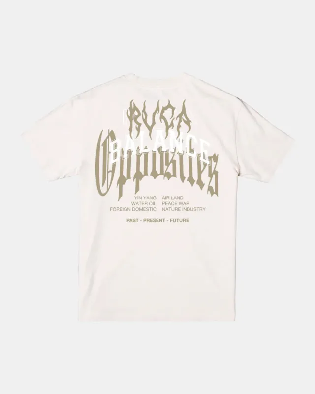 RVCA Metalurgy Short Sleeve T-shirt - SILVER BLEACH sold by Sun Diego Boardshops