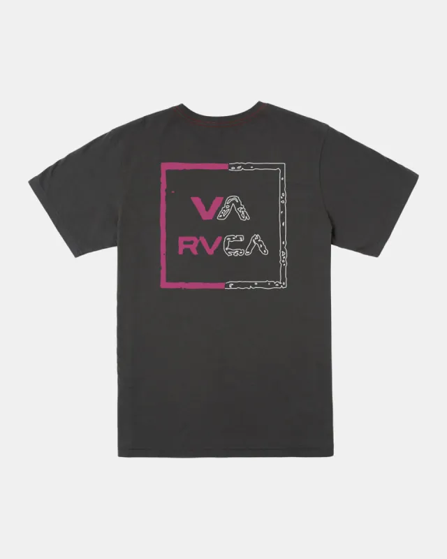RVCA VA ALL THE WAY TEE - PIRATE BLACK sold by Sun Diego Boardshops