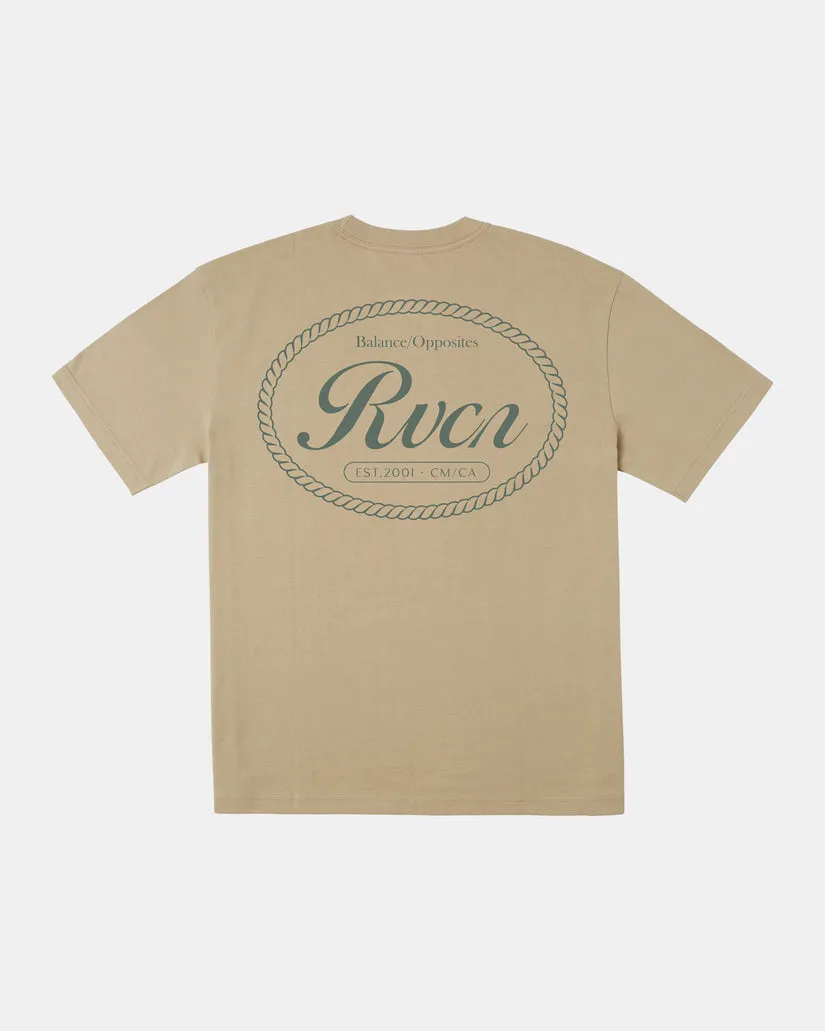 RVCA CLASSIC SEAL TEE - KHAKI sold by Sun Diego Boardshops